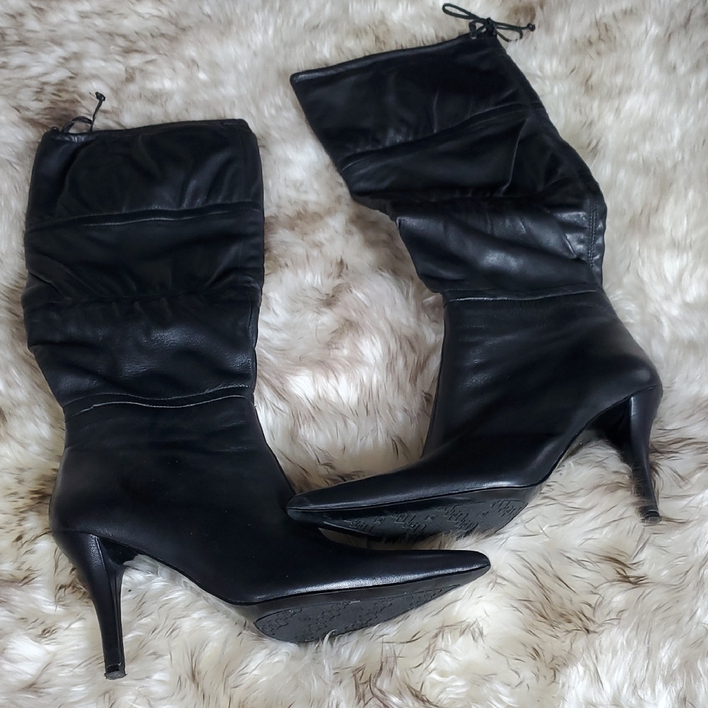 Bandolino Women's Black Leather Boots